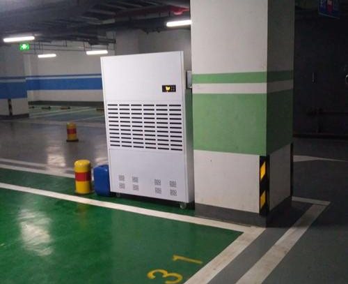 地下車庫除濕機(jī)安裝圖